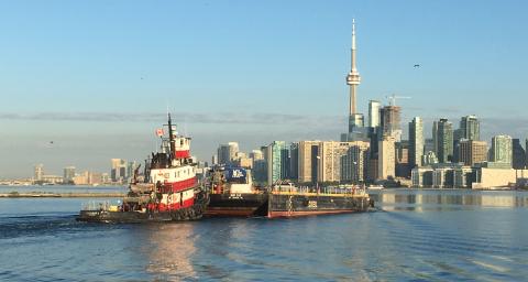 The Vigilant I in Toronto Harbour